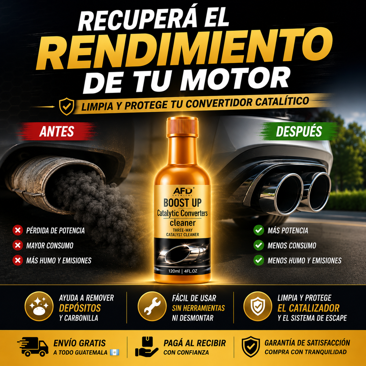 ¿Mucho humo y poco rendimiento? Esta es la solución