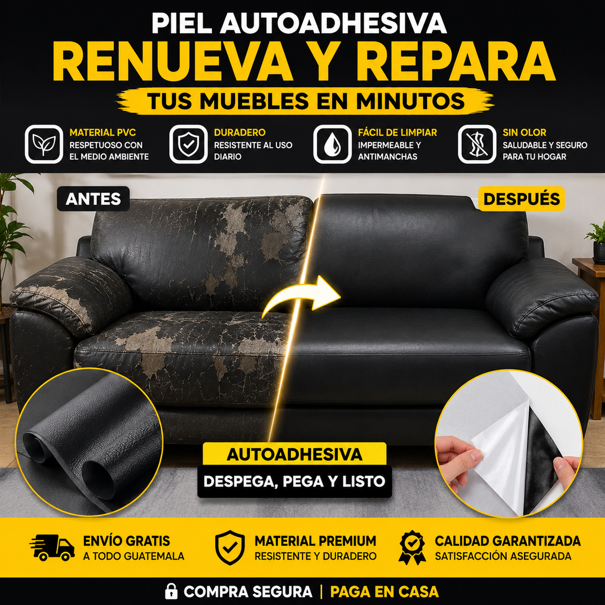¿Tu sillón ya está hecho lata? ¡Dejalo chilero otra vez!